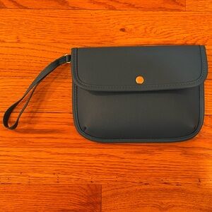 Yik Fung Elegant Blue Wristlet Clutch